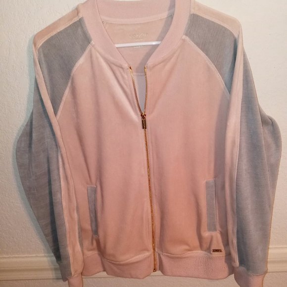 CALVIN KLEIN  NWOT WOMENS FULL ZIP UP LONG SLEEVE  SWEATER SZ MED - Picture 1 of 5